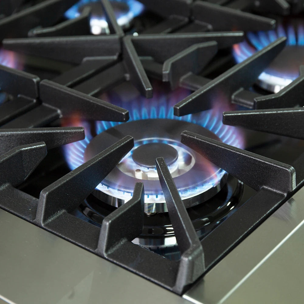 FORNO  Galiano 36-Inch Freestanding Gas Range, Stainless Steel, 6 Burners, Energy Efficient - Stainless Steel (FFSGS624436)