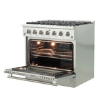 Forno 36″ Galiano Gas Range 6 Sealed Burners - Stainless (FFSGS624436)