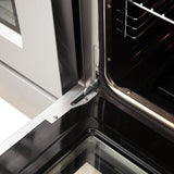 FORNO  Galiano 48-Inch Freestanding Gas Range, , 8 Burners, 107,000 BTU, Griddle, Double Ovens, Energy Efficient - Stainless (FFSGS624448)