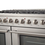 Forno 48″ Galiano Gas Range 8 Sealed Burners - Stainless (FFSGS624448)