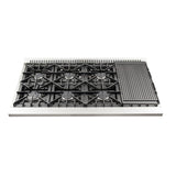 Forno 48″ Galiano Gas Range 8 Sealed Burners - Stainless (FFSGS624448)