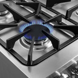 Forno Breno 24″ Freestanding Gas Range - Stainless (FFSGS627224)