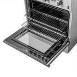 FORNO  Giovanni 30-inch Gas Range , 5 Burners 67,000 BTU, 4.32 cu.ft. Convection Oven - Stainless Steel (FFSGS627430)