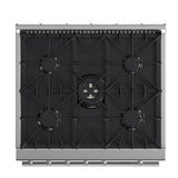 FORNO  Giovanni 30-inch Gas Range , 5 Burners 67,000 BTU, 4.32 cu.ft. Convection Oven - Stainless Steel (FFSGS627430)