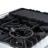 FORNO  Giovanni 30-inch Gas Range , 5 Burners 67,000 BTU, 4.32 cu.ft. Convection Oven - Stainless Steel (FFSGS627430)