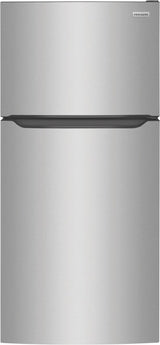 FRIGIDAIRE 30-Inch 18 Cu. Ft. Garage Ready Top Freezer Refrigerator - Stainless Steel (FFTR1835VS)