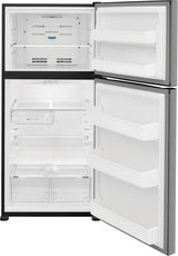 FRIGIDAIRE 30-Inch 18 Cu. Ft. Garage Ready Top Freezer Refrigerator - Stainless Steel (FFTR1835VS)