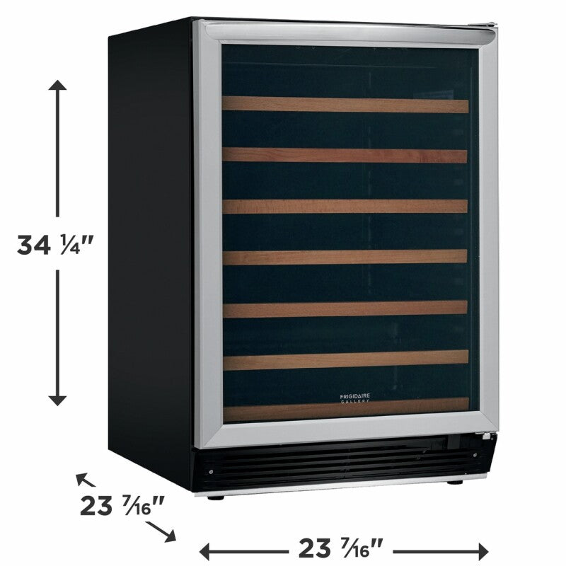 Frigidaire Gallery 52 Bottle Wine Cooler - Stainless Steel (FGWC5233TS)