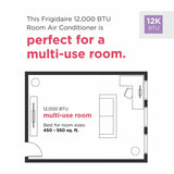 FRIGIDAIRE  12,000 BTU Through the Wall Room Air Conditioner - White (FHTC123WB1)