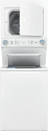 Frigidaire Gas Washer/Dryer Laundry Center - 3.9 Cu. Ft Washer and 5.5 Cu. Ft. Dryer - White (FLCG7522AW)
