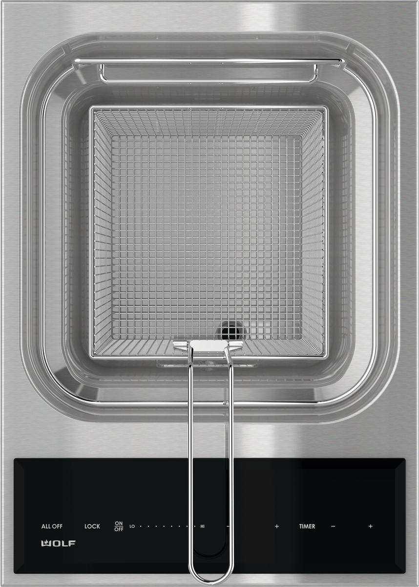 Wolf 15" Transitional Fryer Module - Stainless Steel (FM15TFS)