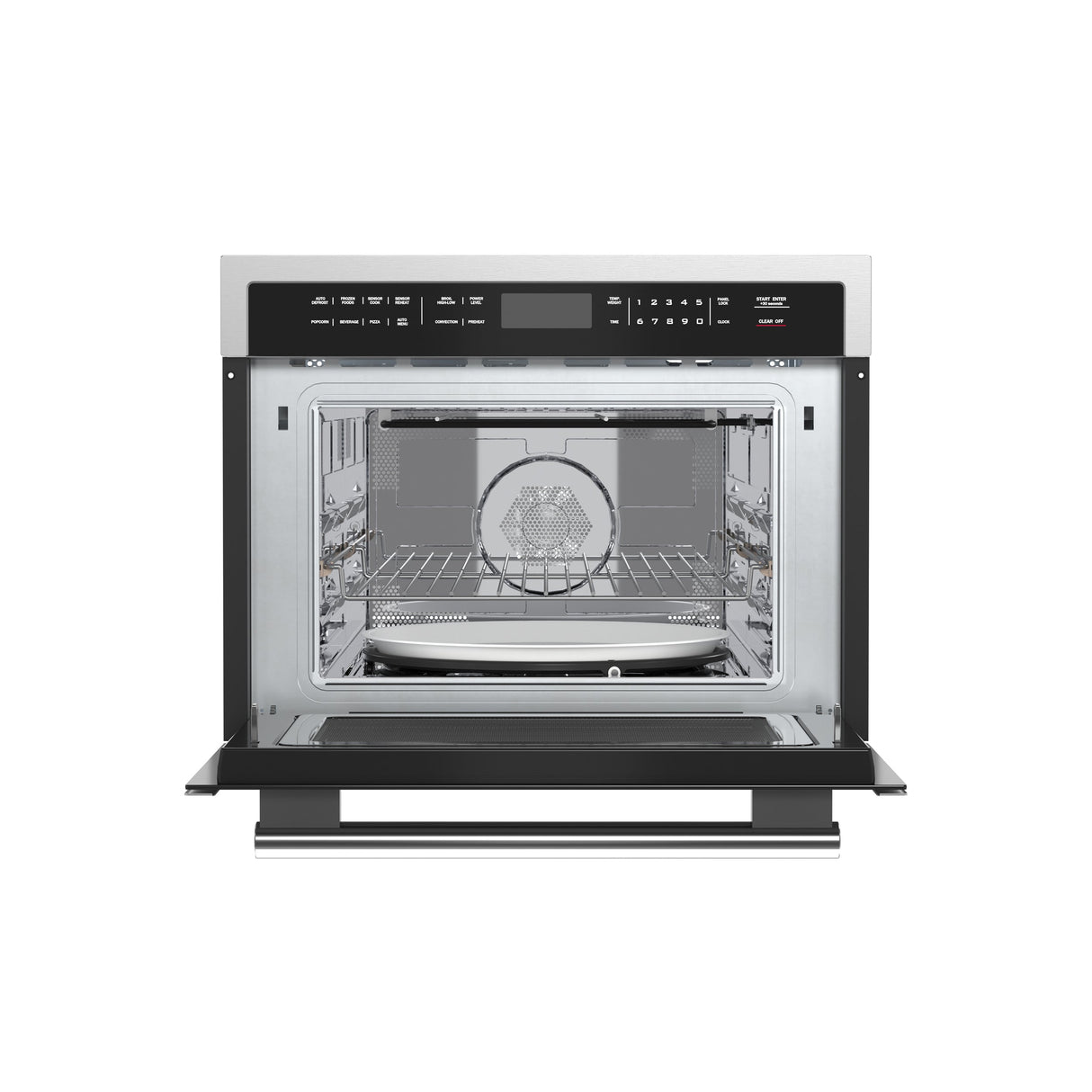 FORNO  Oliena 24-Inch Compact Oven and 1000 Watt Microwave, 1.6 cu.ft, Convection Oven - Stainless (FMWDR309324)