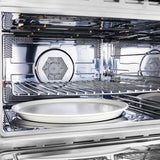 FORNO  Oliena 24-Inch Compact Oven and 1000 Watt Microwave, 1.6 cu.ft, Convection Oven - Stainless (FMWDR309324)