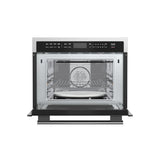FORNO  Oliena 24-Inch Compact Oven and 1000 Watt Microwave, 1.6 cu.ft, Convection Oven - Stainless Steel (FMWDR309324)