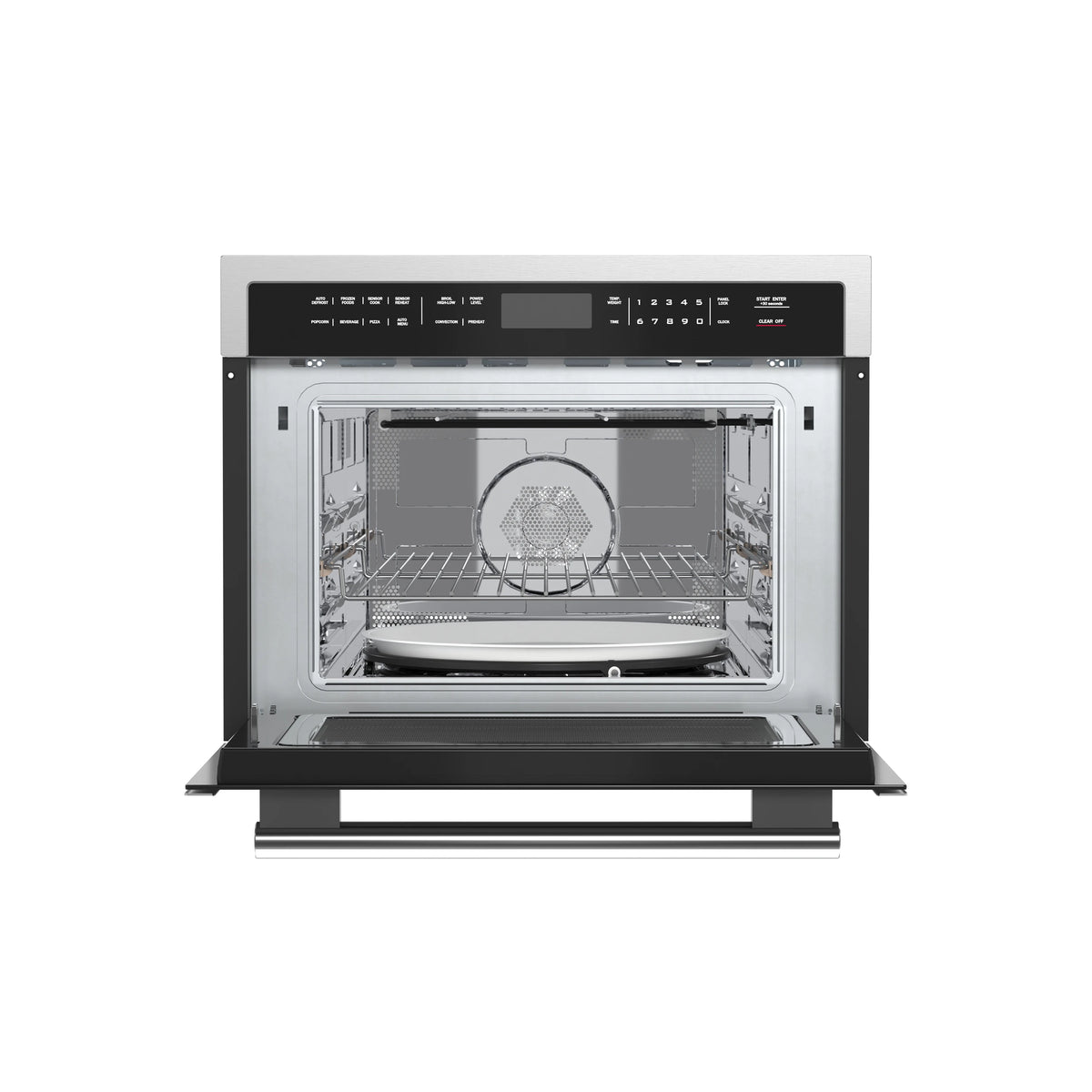 FORNO  Oliena 24-Inch Compact Oven and 1000 Watt Microwave, 1.6 cu.ft, Convection Oven - Stainless Steel (FMWDR309324)