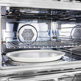 FORNO  Oliena 24-Inch Compact Oven and 1000 Watt Microwave, 1.6 cu.ft, Convection Oven - Stainless Steel (FMWDR309324)