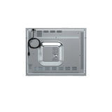 FORNO  Oliena 24-Inch Compact Oven and 1000 Watt Microwave, 1.6 cu.ft, Convection Oven - Stainless Steel (FMWDR309324)