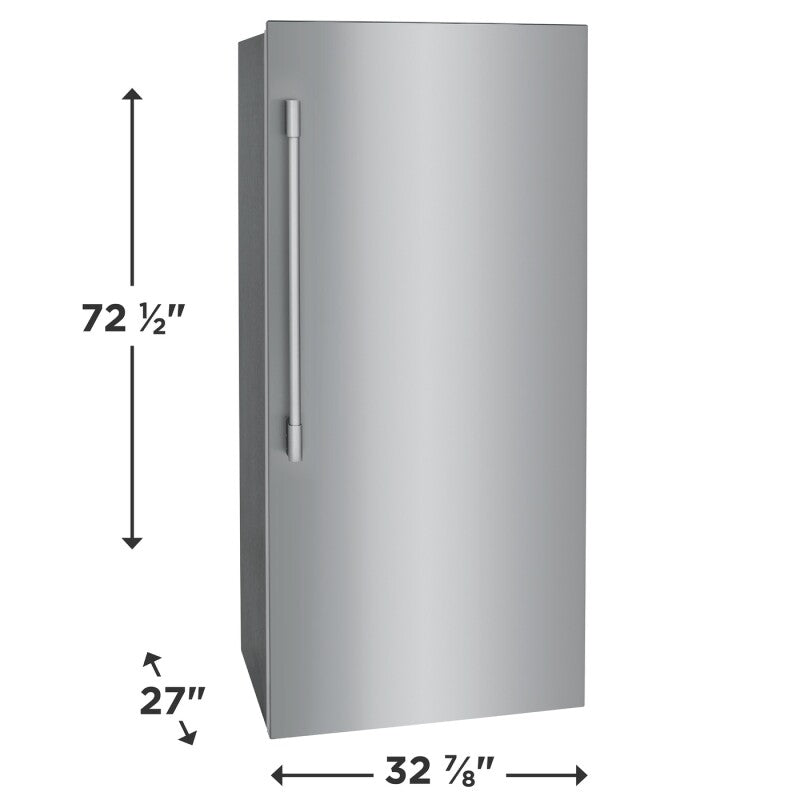 Frigidaire Professional 19 Cu. Ft. Single-Door Refrigerator - Stainless Steel (FPRU19F8WF)