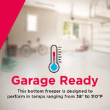 Frigidaire  11.5 Cu. Ft. Bottom Freezer Refrigerator - Fingerprint-Resistant Stainless Steel Look (FRBG1224AV)