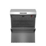 FORNO  Savona 30-Inch Wall Mount Range Hood, Baffle Filters, Backsplash Included - Stainless Steel (FRHWM502930)