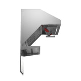 FORNO  Savona 30-Inch Wall Mount Range Hood, Baffle Filters, Backsplash Included - Stainless Steel (FRHWM502930)
