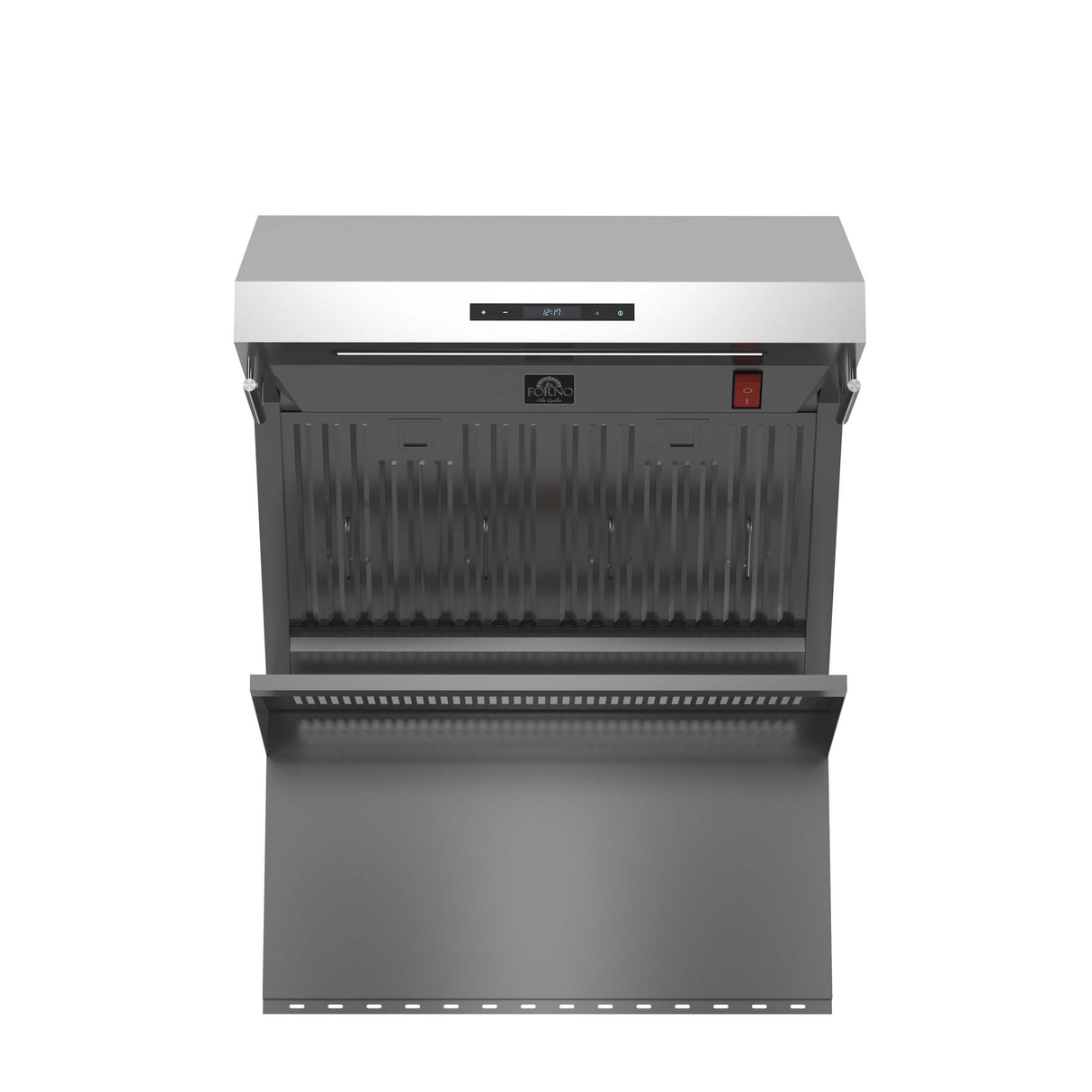 FORNO Savona ? 30″ Wall Mount Range Hood with Baffle filter & Back Splash - Stainless (FRHWM502930)