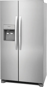 Frigidaire  22 Cu. Ft. 36" Counter-Depth Side-by-Side Refrigerator - Stainless Steel (FRSC2333AS)