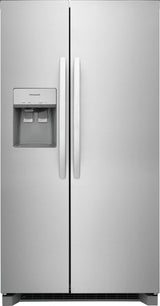 Frigidaire  22 Cu. Ft. 36" Counter-Depth Side-by-Side Refrigerator - Stainless Steel (FRSC2333AS)