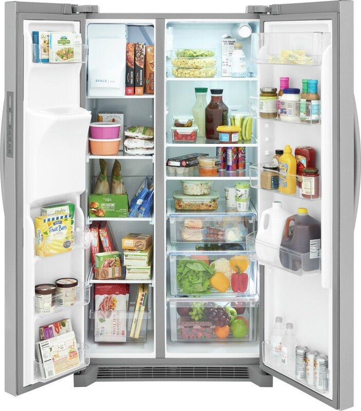 Frigidaire 22.3 Cu. Ft. 36" Counter Depth Side by Side Refrigerator - Stainless Steel (FRSC2333AS)