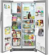 Frigidaire  22 Cu. Ft. 36" Counter-Depth Side-by-Side Refrigerator - Stainless Steel (FRSC2333AS)