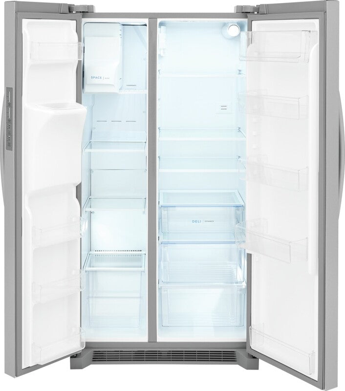 Frigidaire  22.3 Cu. Ft. 36" Counter Depth Side by Side Refrigerator - Stainless Steel (FRSC2333AS)