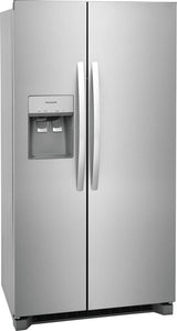 Frigidaire  22 Cu. Ft. 36" Counter-Depth Side-by-Side Refrigerator - Stainless Steel (FRSC2333AS)