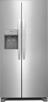 Frigidaire  22 Cu. Ft. 33" Standard-Depth Side-by-Side Refrigerator - Stainless Steel (FRSS2323AS)
