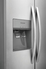 Frigidaire  22 Cu. Ft. 33" Standard-Depth Side-by-Side Refrigerator - Stainless Steel (FRSS2323AS)