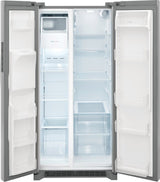 Frigidaire  22 Cu. Ft. 33" Standard-Depth Side-by-Side Refrigerator - Stainless Steel (FRSS2323AS)