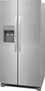 Frigidaire  22 Cu. Ft. 33" Standard-Depth Side-by-Side Refrigerator - Stainless Steel (FRSS2323AS)