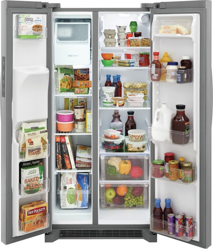 Frigidaire 22.3 Cu. Ft. 33" Standard Depth Side by Side Refrigerator - Stainless Steel (FRSS2323AS)