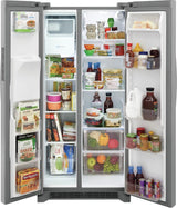 Frigidaire 22.3 Cu. Ft. 33" Standard Depth Side by Side Refrigerator - Stainless Steel (FRSS2323AS)