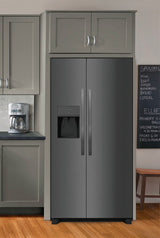 Frigidaire  25.6 Cu. Ft. 36" Standard Depth Side by Side Refrigerator - Stainless Steel (FRSS2623AS)