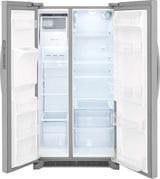 Frigidaire 25.6 Cu. Ft. 36" Standard Depth Side by Side Refrigerator - Stainless Steel (FRSS2623AS)