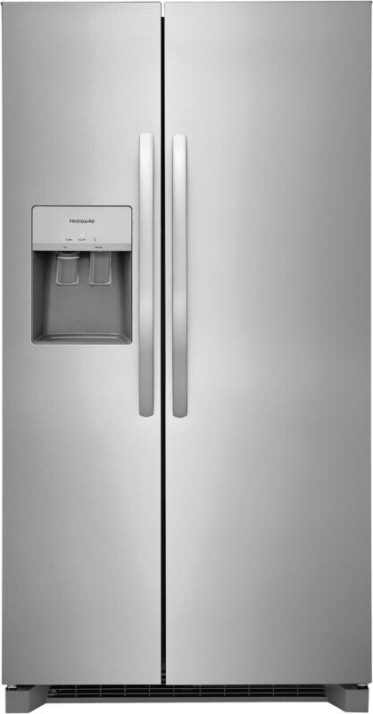 FRIGIDAIRE  26 Cu. Ft. 36" Standard-Depth Side-by-Side Refrigerator - Stainless Steel (FRSS2623AS)