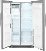 Frigidaire 25.6 Cu. Ft. 36" Standard Depth Side by Side Refrigerator - Stainless Steel (FRSS2623AS)