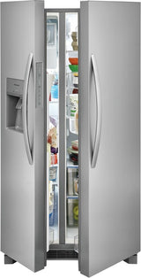 FRIGIDAIRE  26 Cu. Ft. 36" Standard-Depth Side-by-Side Refrigerator - Stainless Steel (FRSS2623AS)