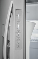 Frigidaire 25.6 Cu. Ft. 36" Standard Depth Side by Side Refrigerator - Stainless Steel (FRSS2623AS)