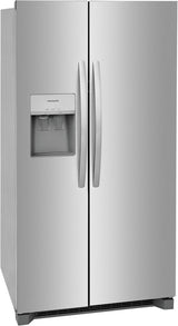 FRIGIDAIRE  26 Cu. Ft. 36" Standard-Depth Side-by-Side Refrigerator - Stainless Steel (FRSS2623AS)