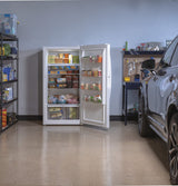 GE 17.3 Cu. Ft. Frost-Free Garage Ready Upright Freezer - White (FUF17DLRWW)