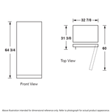 GE 17.3 Cu. Ft. Frost-Free Garage Ready Upright Freezer - White (FUF17DLRWW)