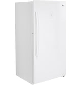 GE 17.3 Cu. Ft. Frost-Free Garage Ready Upright Freezer - White (FUF17DLRWW)