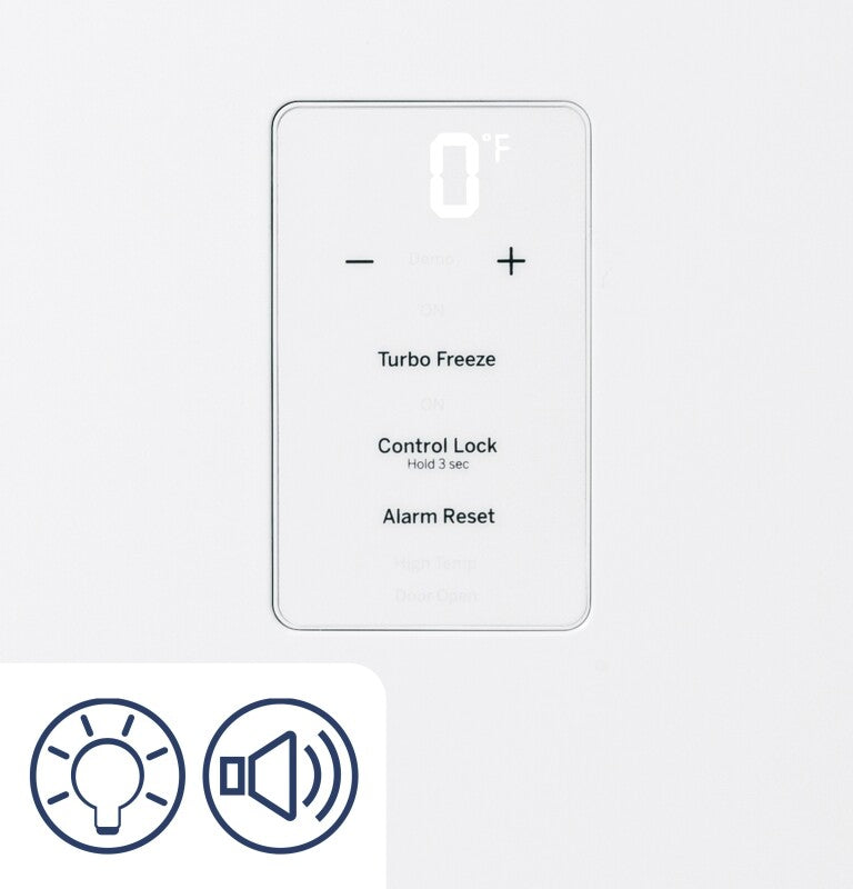 GE 17.3 Cu. Ft. Frost-Free Garage Ready Upright Freezer - White (FUF17DLRWW)