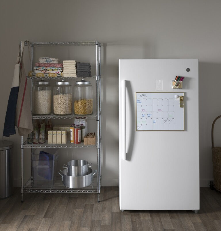 GE  17.3 Cu. Ft. Frost-Free Garage Ready Upright Freezer - White (FUF17DLRWW)